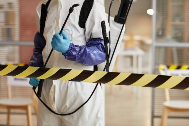 Professional Biohazard Cleanup technician working in Pemberton, NJ
